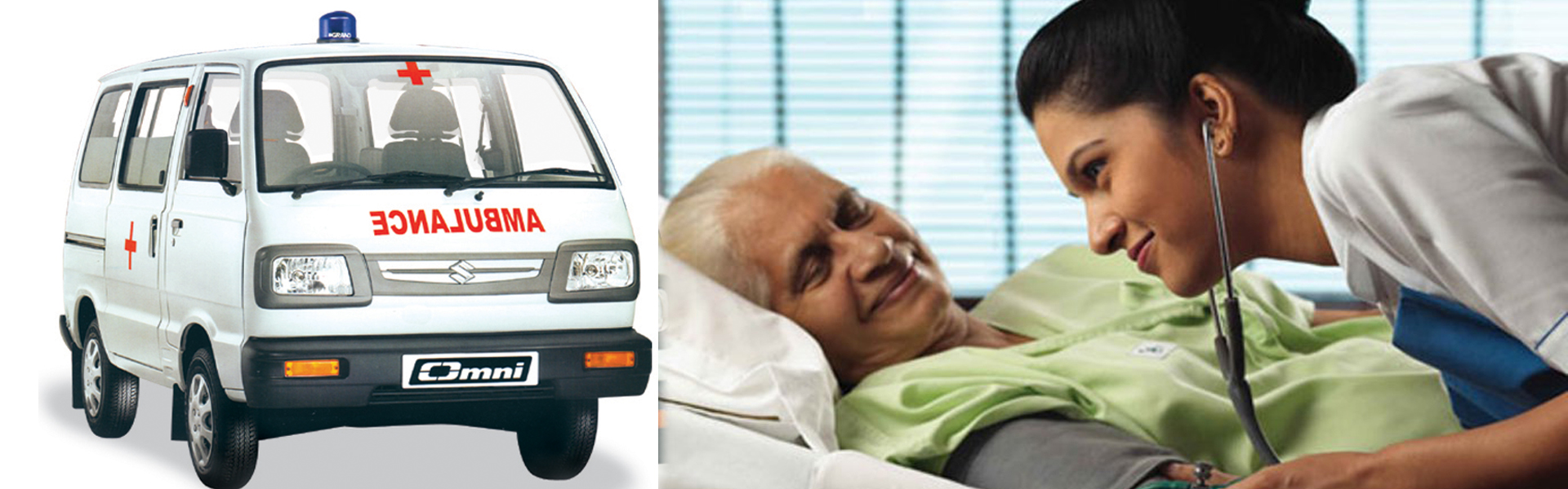 Normal Ambulance service for transportation of non critical patient in Kanpur. This ambulance is also known as Basic Patient Transport or Non ac ambulance. Oxygen service can be provided in this ambulance.